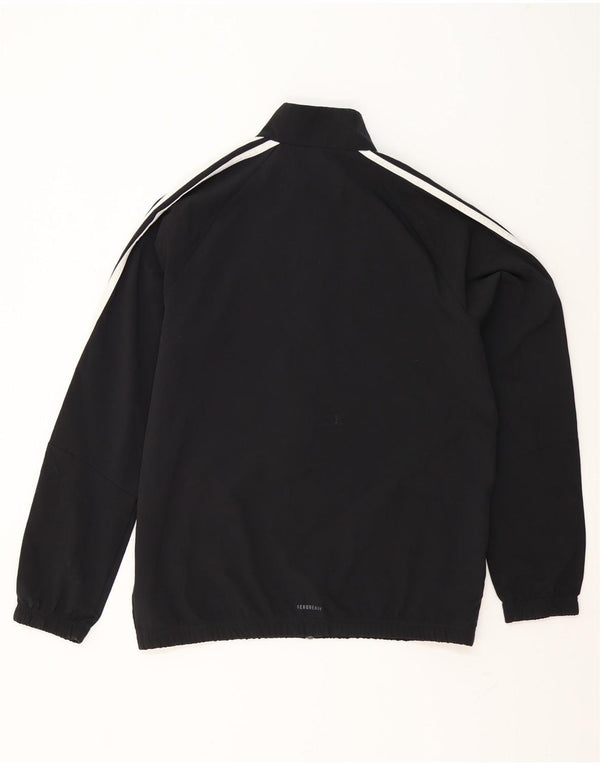 Adidas Boys Aeroready Tracksuit Topjakke 15-16 år Sort Polyester
