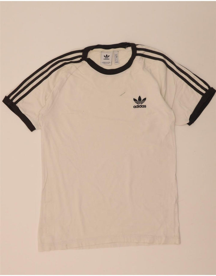 Adidas Herre T-Shirt Top Medium White