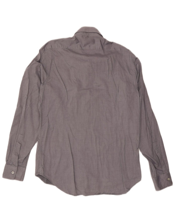 Calvin Klein Mens Shirt Size 43 17 XL Grey Cotton