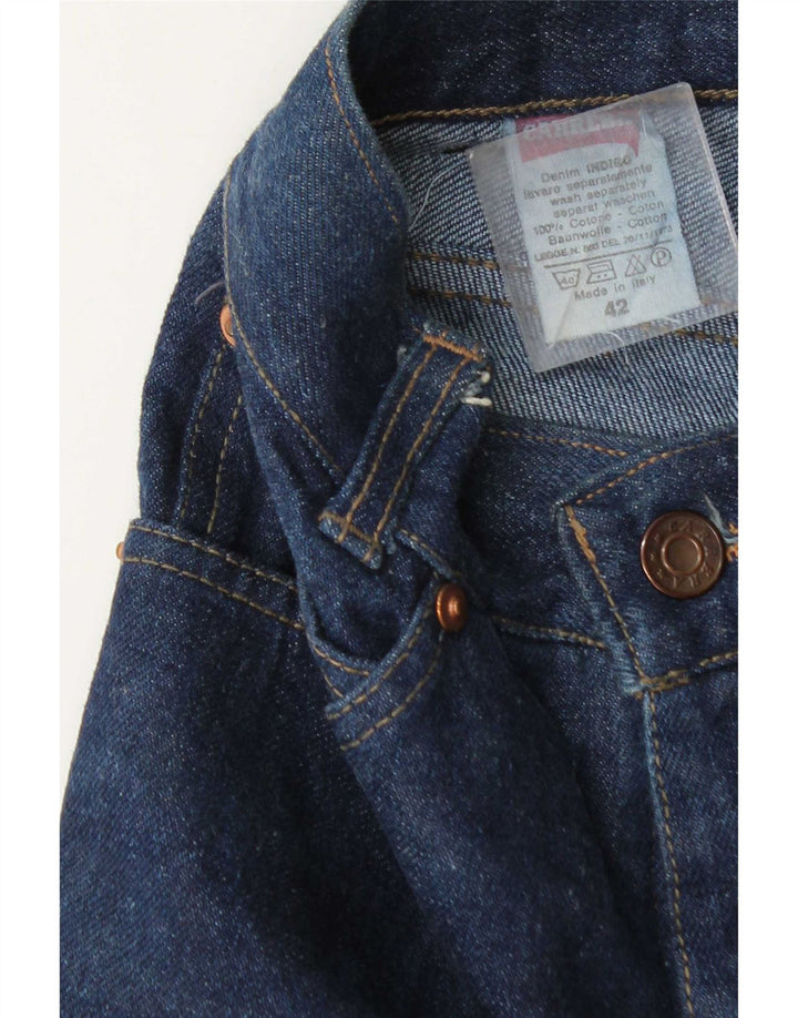 Carrera Dame Jeans med brede ben IT 42 Medium W28 L29 Blå Bomuld
