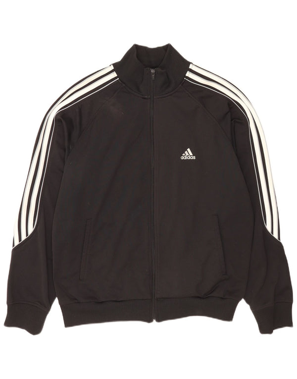 Adidas Træningsdragt til mænd Topjakke UK 44/46 Stor sort polyester