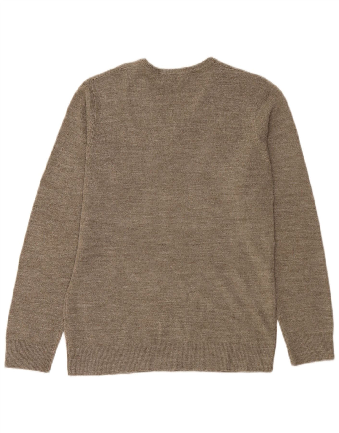 Marks & Spencer Herre V-hals sweater Small Beige Flecked Acryl