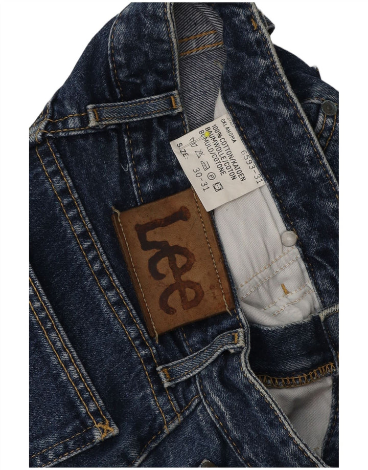 Lee Dame Oklahoma Tapered Jeans W30 L28 Blå Bomuld