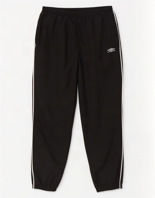 Umbro Mens Tracksuit Trousers Joggers Large Black Polyester