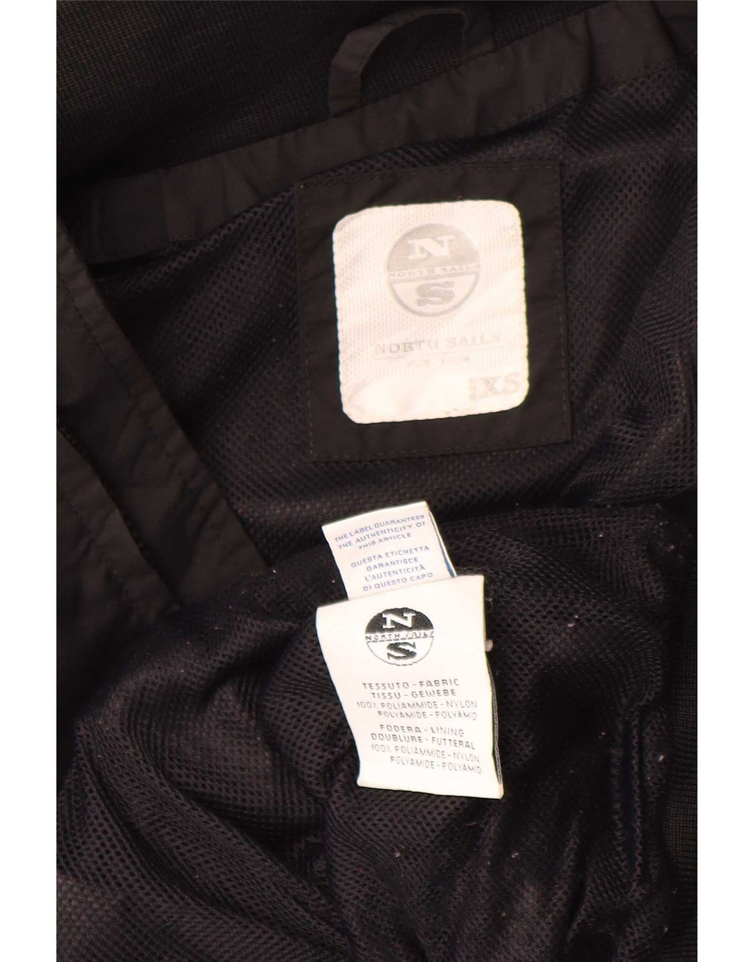 North Sails Herre Bomber Jacket UK 34 XS Sort Polyamid