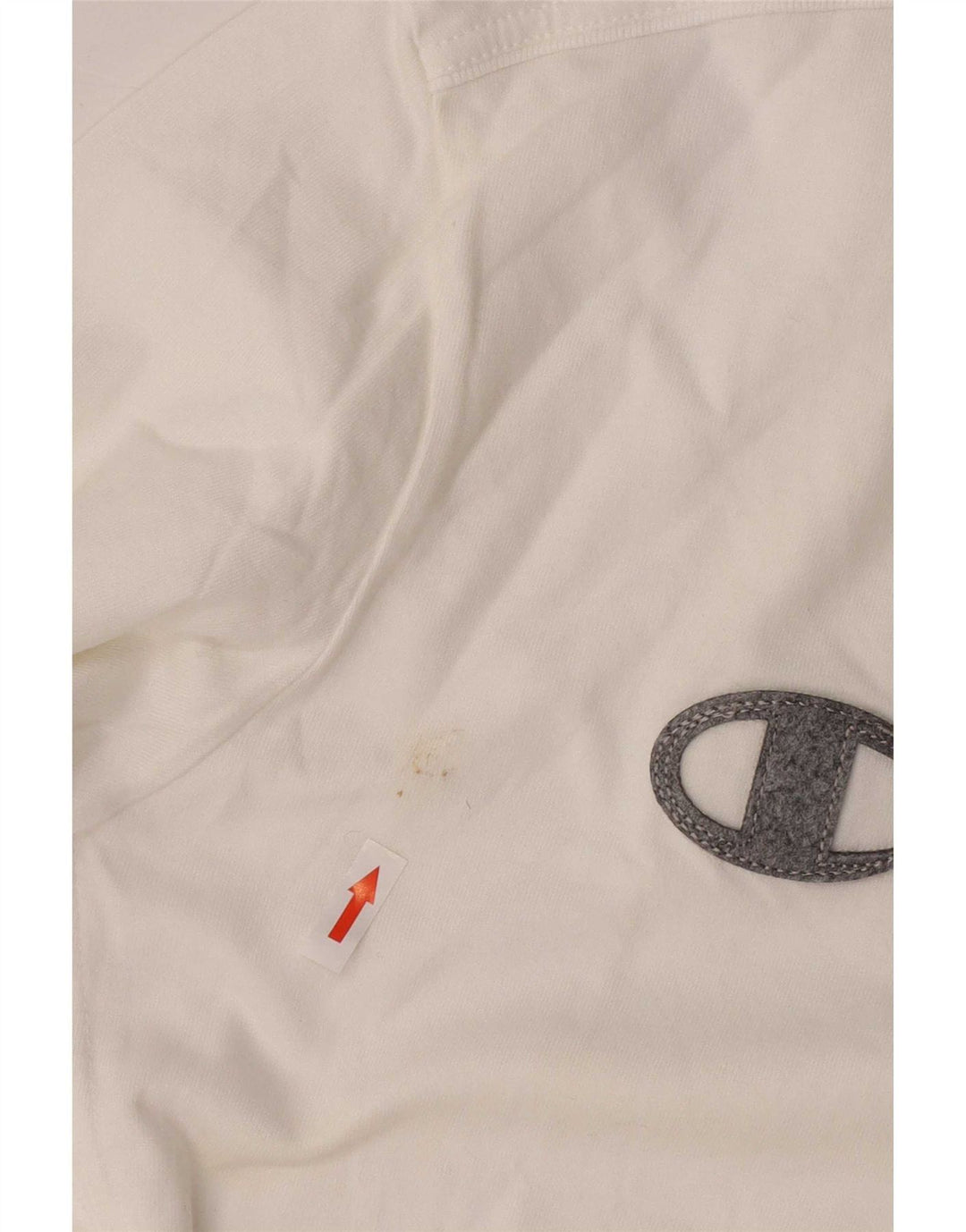 Champion Herre grafisk top langærmet XL hvid bomuld