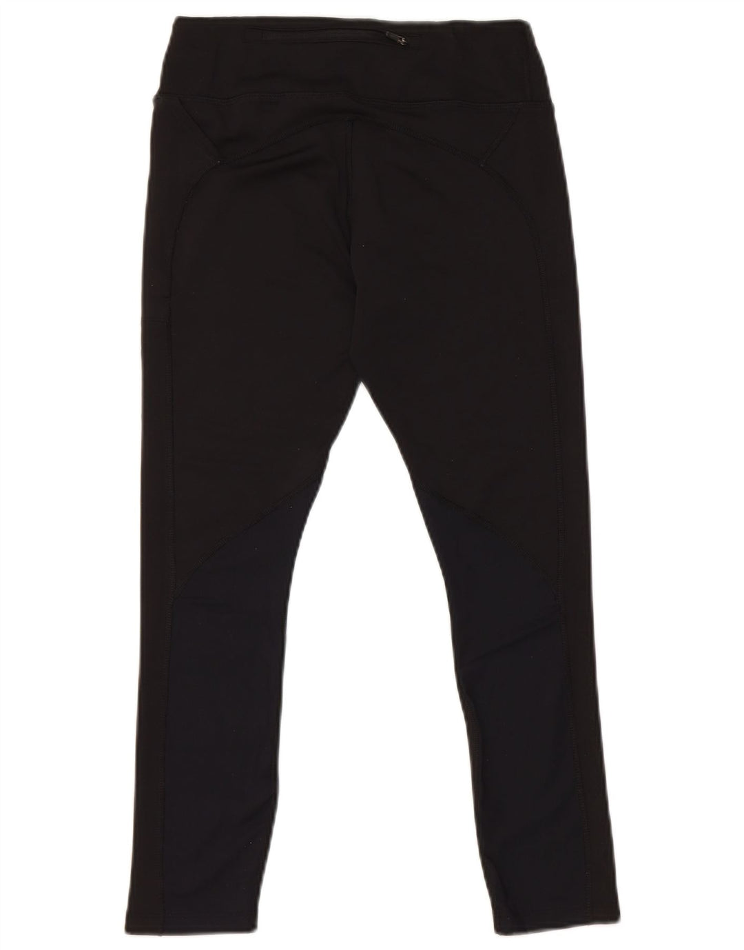Nike Womens Dri Fit Crop Leggings UK 10 Small Black Polyester