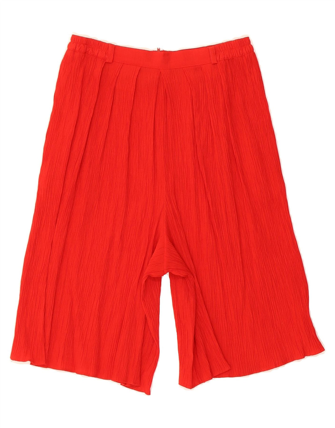 NEW FAST Womens High Waist Cullotes Casual Shorts EU 38 Medium W24  Red Vintage New Fast and Second-Hand New Fast from Messina Hembry 