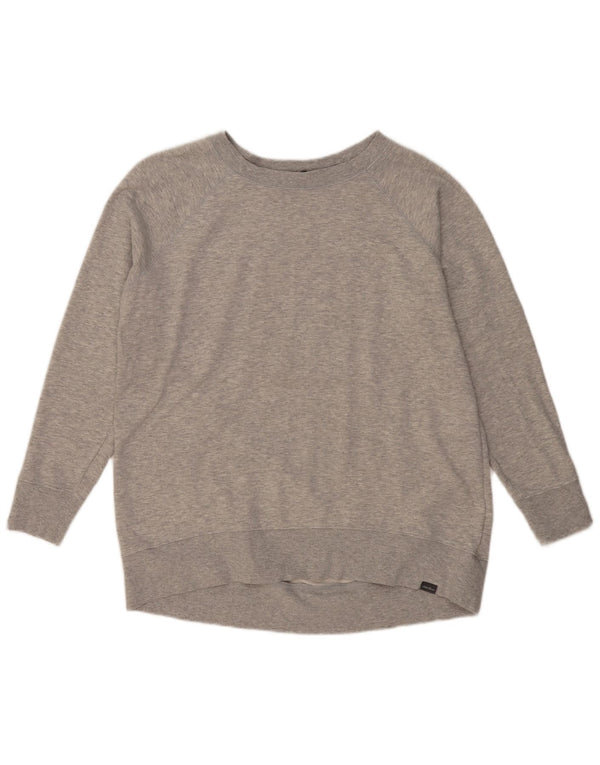 EDDIE BAUER Dame Sweatshirt Jumper UK 18 XL Grå