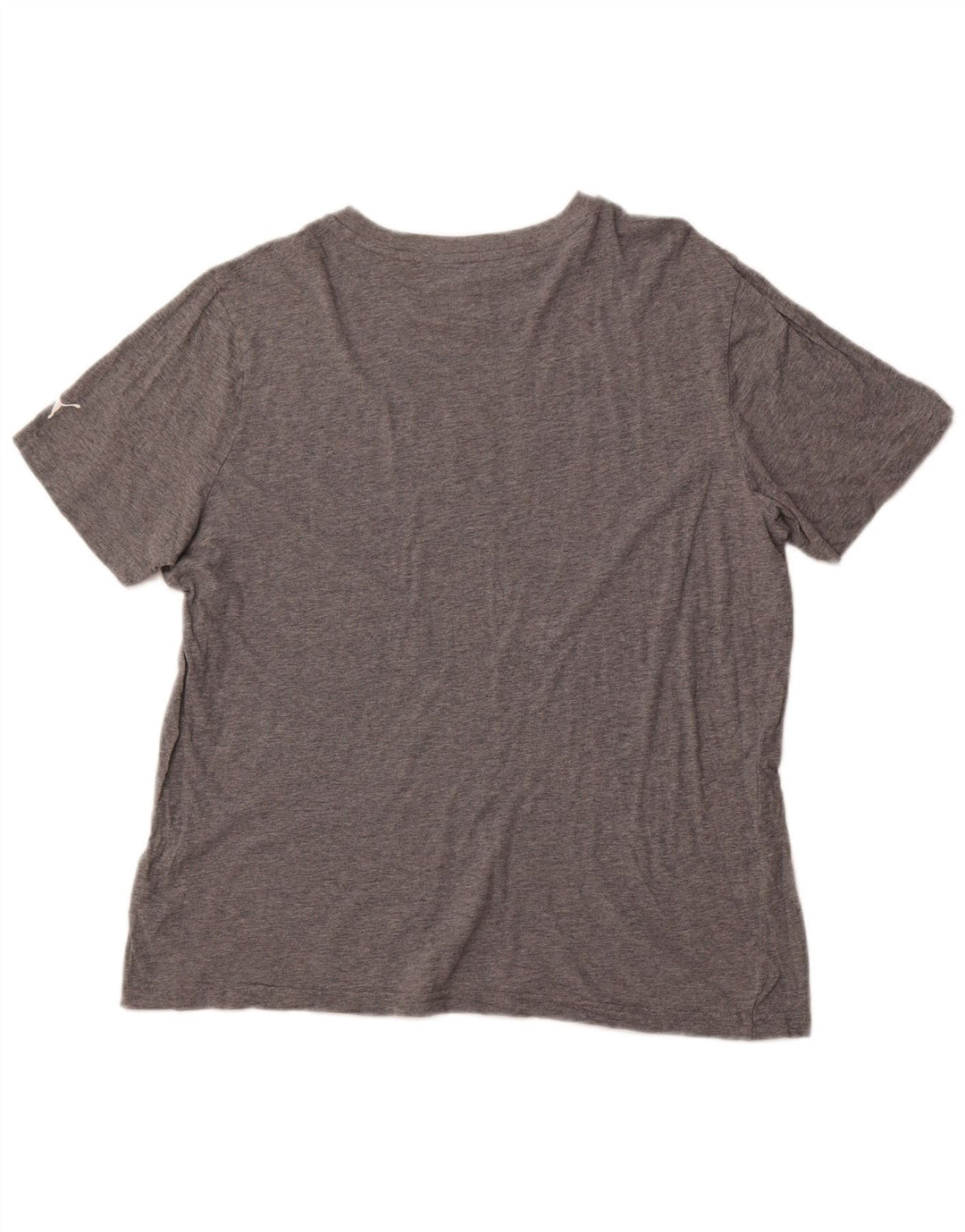 PUMA Grafisk T-shirt top til kvinder DK 16 Stor grå bomuld