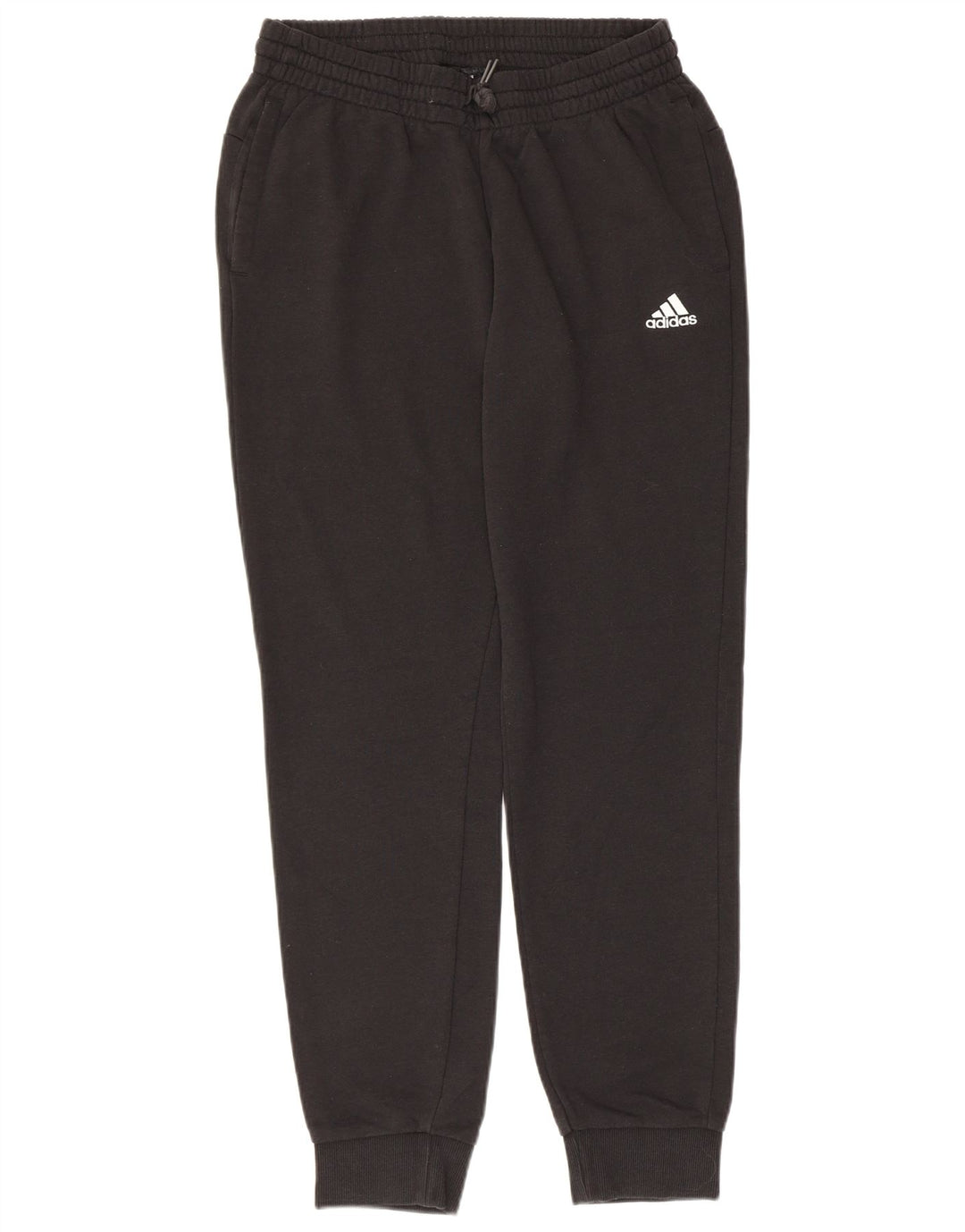 ADIDAS grafiske træningsdragtbukser til kvinder, joggere UK 12/14 Medium Black