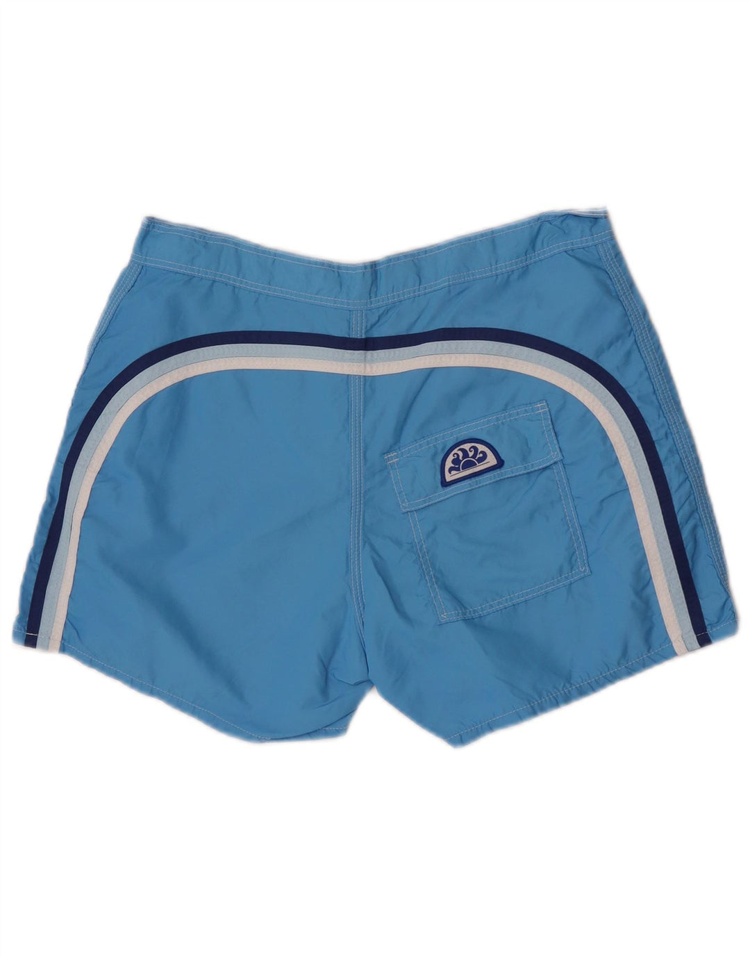 Sundek Herre svømmeshorts Medium Blue Colourblock Nylon