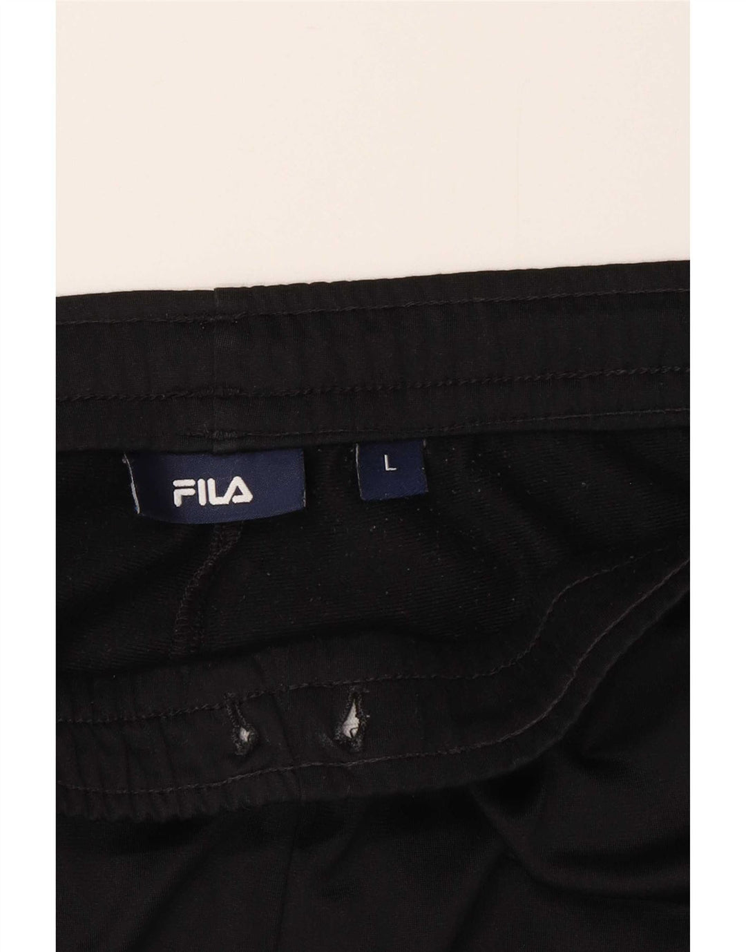 Fila Træningsdragt bukser til mænd Large Black Colourblock Polyester