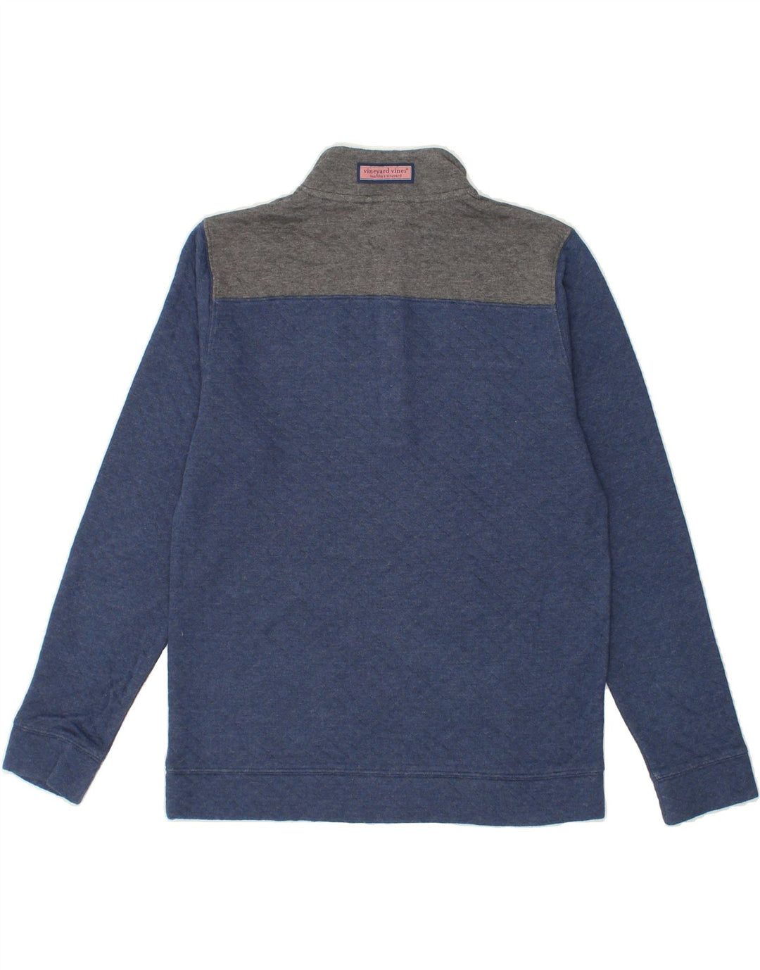 VINEYARD VINES Boys Sweatshirt Jumper 15-16 Years XL Blue Colourblock Vintage Vineyard Vines and Second-Hand Vineyard Vines from Messina Hembry 