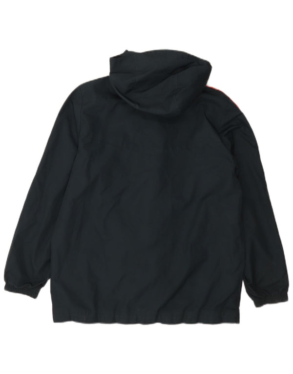 ADIDAS drenge Munster Rugby hættetræningsdragt topjakke 11-12 år Sort