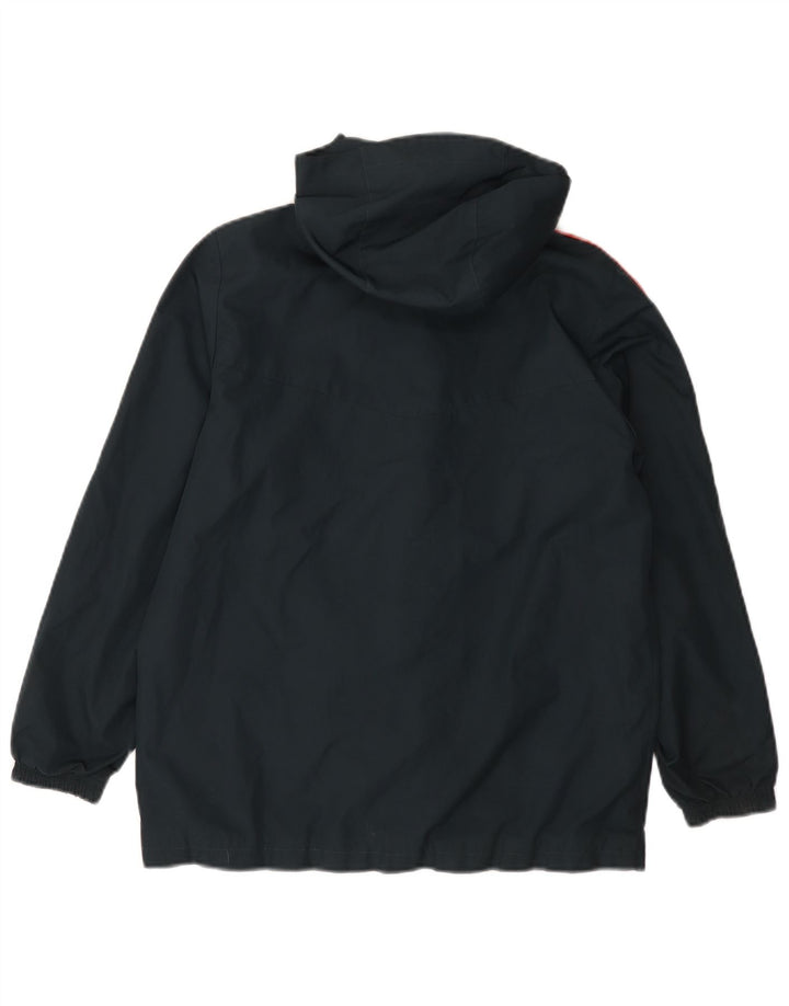 ADIDAS drenge Munster Rugby hættetræningsdragt topjakke 11-12 år Sort