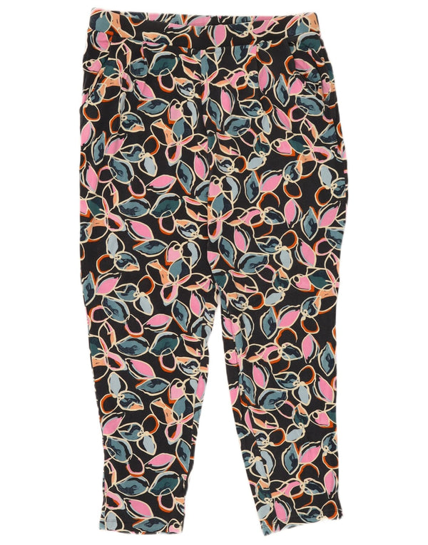 MARKS & SPENCER Dame Leggings UK 14 Large W32 L27 Multicolored Floral