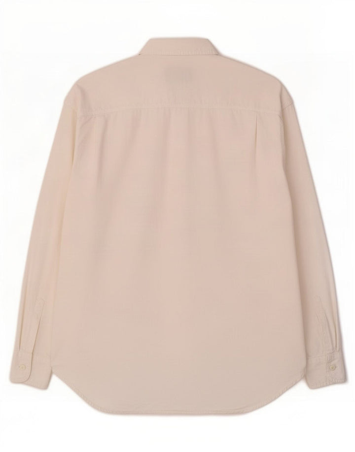Trussardi Dame Oversized Shirt UK 10 Small Off White