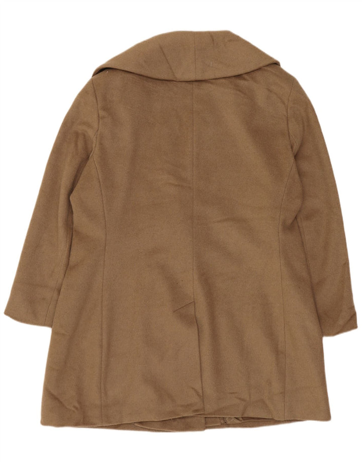 Calvin Klein Dame Oversized Overfrakke UK 18 XL Beige Uld