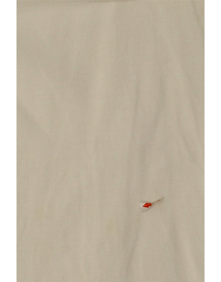 WOOLRICH Mens Polo Shirt Medium White Vintage Woolrich and Second-Hand Woolrich from Messina Hembry 