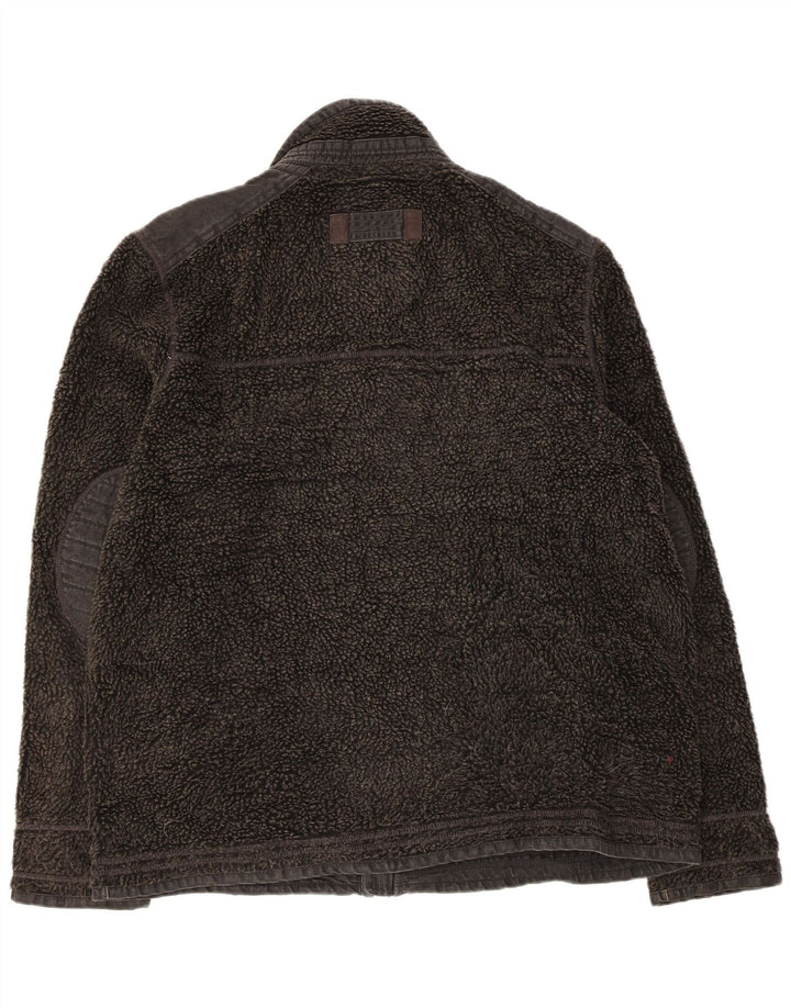Fat Face Herre Fleecejakke UK 42 XL Sort Polyester