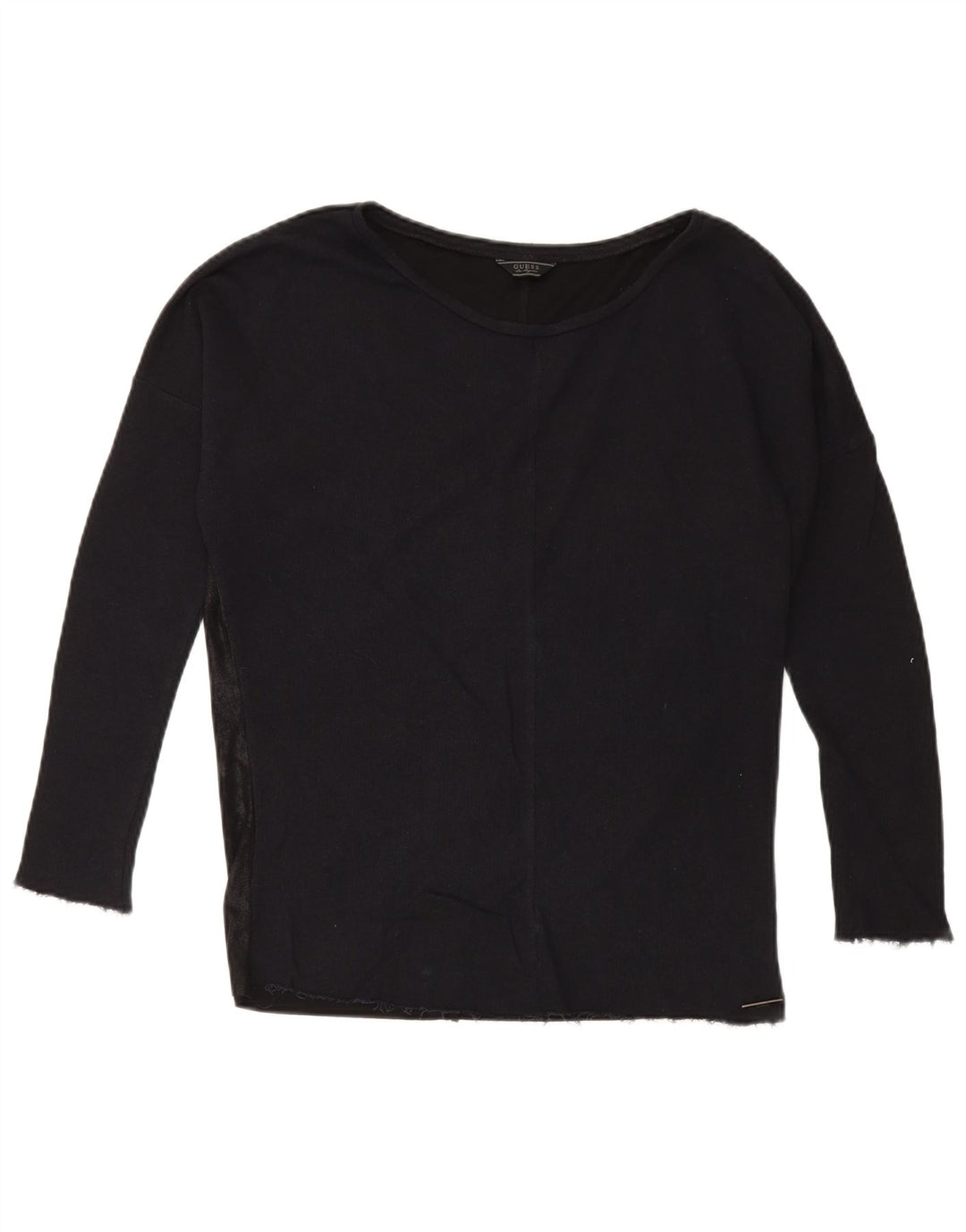 Guess Dame Oversized Top Langærmet UK 10 Lille Sort