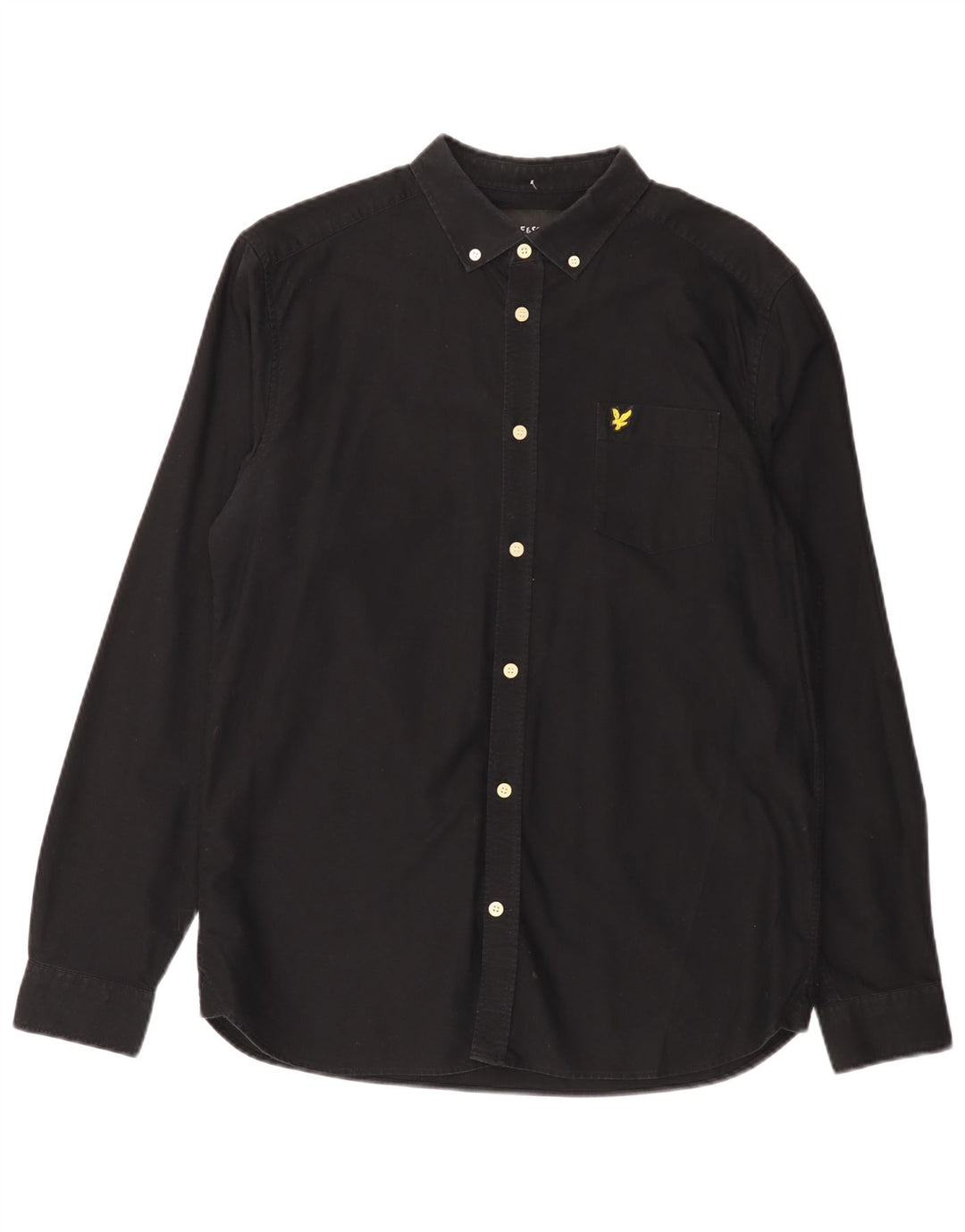 Lyle & Scott herreskjorte stor sort bomuld