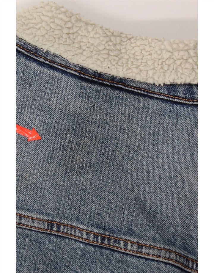 Levi's Sherpa denimjakke til mænd DK 36 Lille blå bomuld