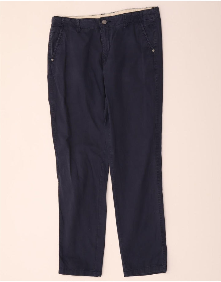 Marks & Spencer Dame Slim Chino Bukser UK 12 Medium W32 L29 Navy Blue