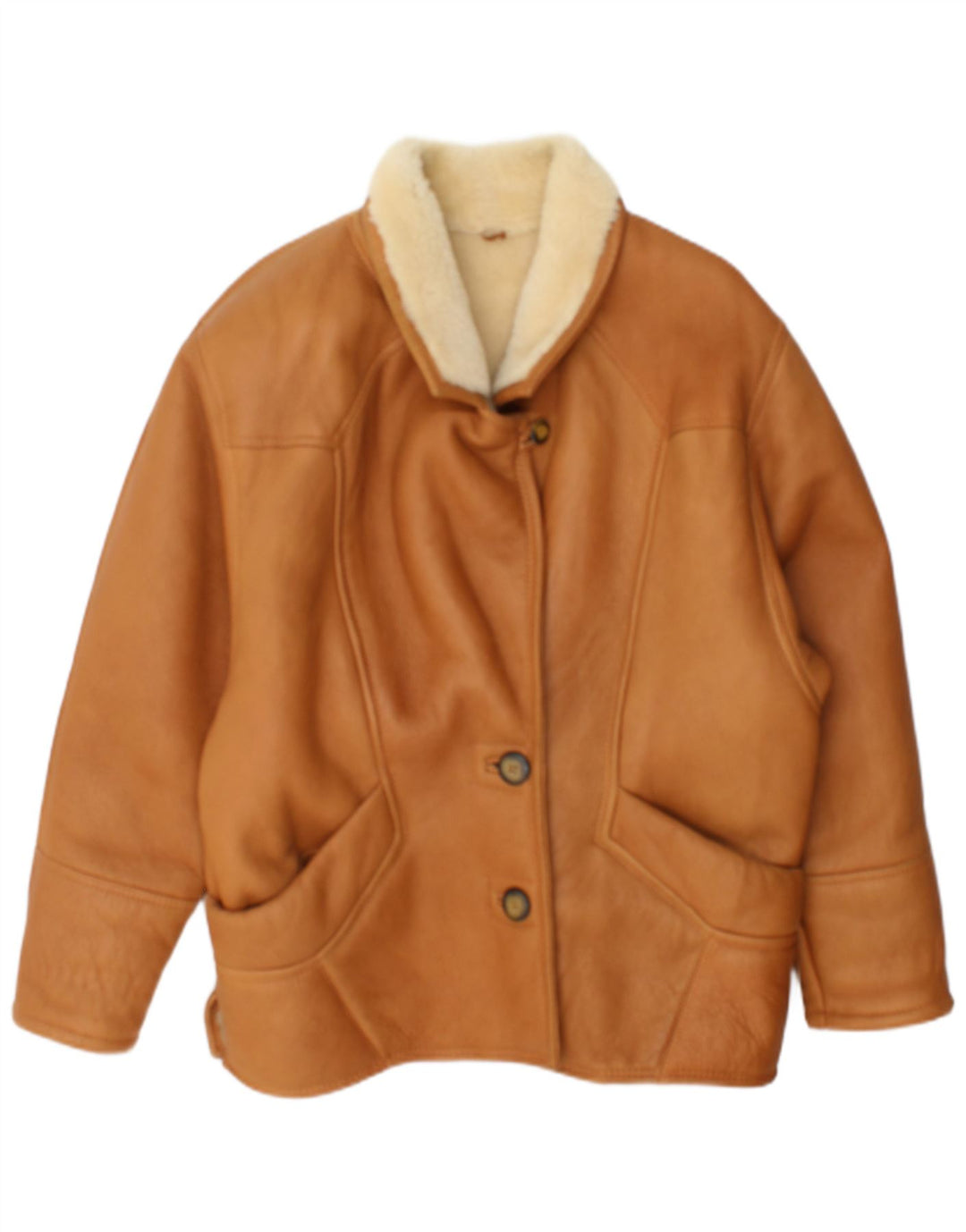 Suprema Dame Shearling Jacket IT 44 Medium Beige Shearling