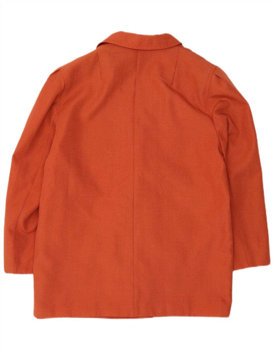 NINO Dame Dobbeltradet Blazer Jacket UK 16 Large Orange Polyester