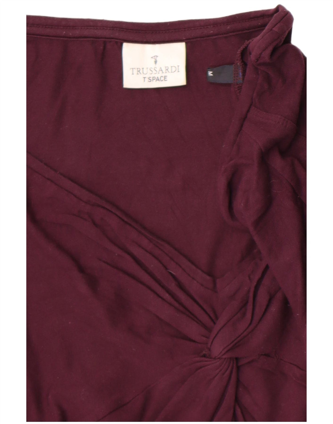 Trussardi Dame Top Langærmet UK 12 Medium Lilla Viscose