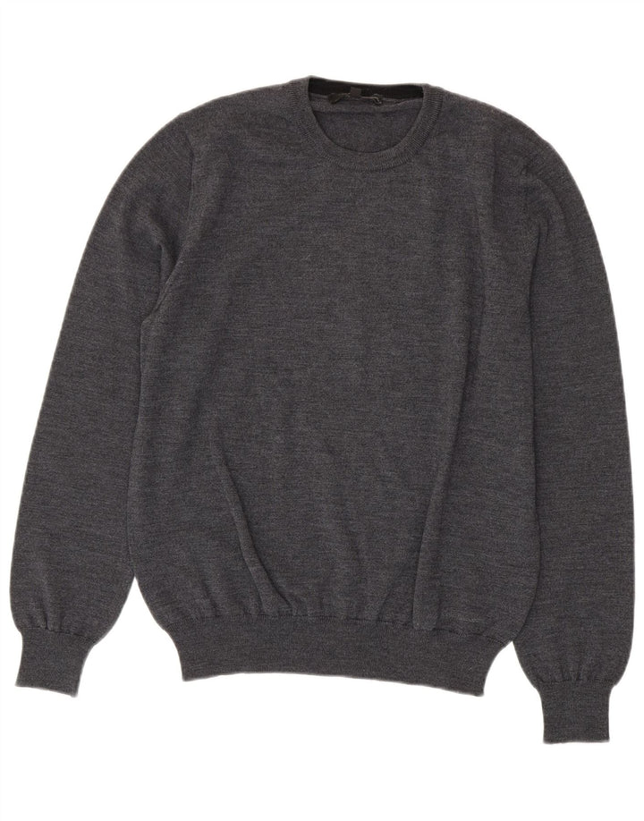 Calvin Klein Jeans Dame Jumper Sweater UK 16 Stor Grå