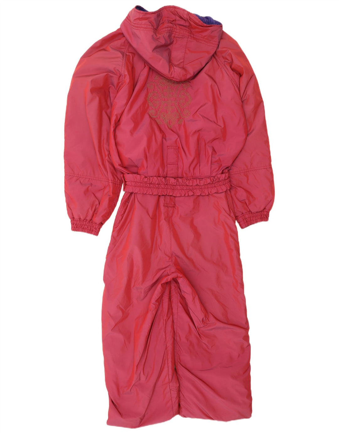 Belfe & Belfe Dame Grafisk Hætte Ski Jumpsuit UK 14 Medium Pink