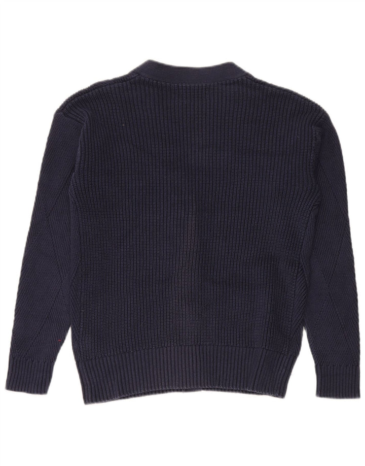 Marks & Spencer Dame Oversized Cardigan Sweater UK 10 Small Navy Blue