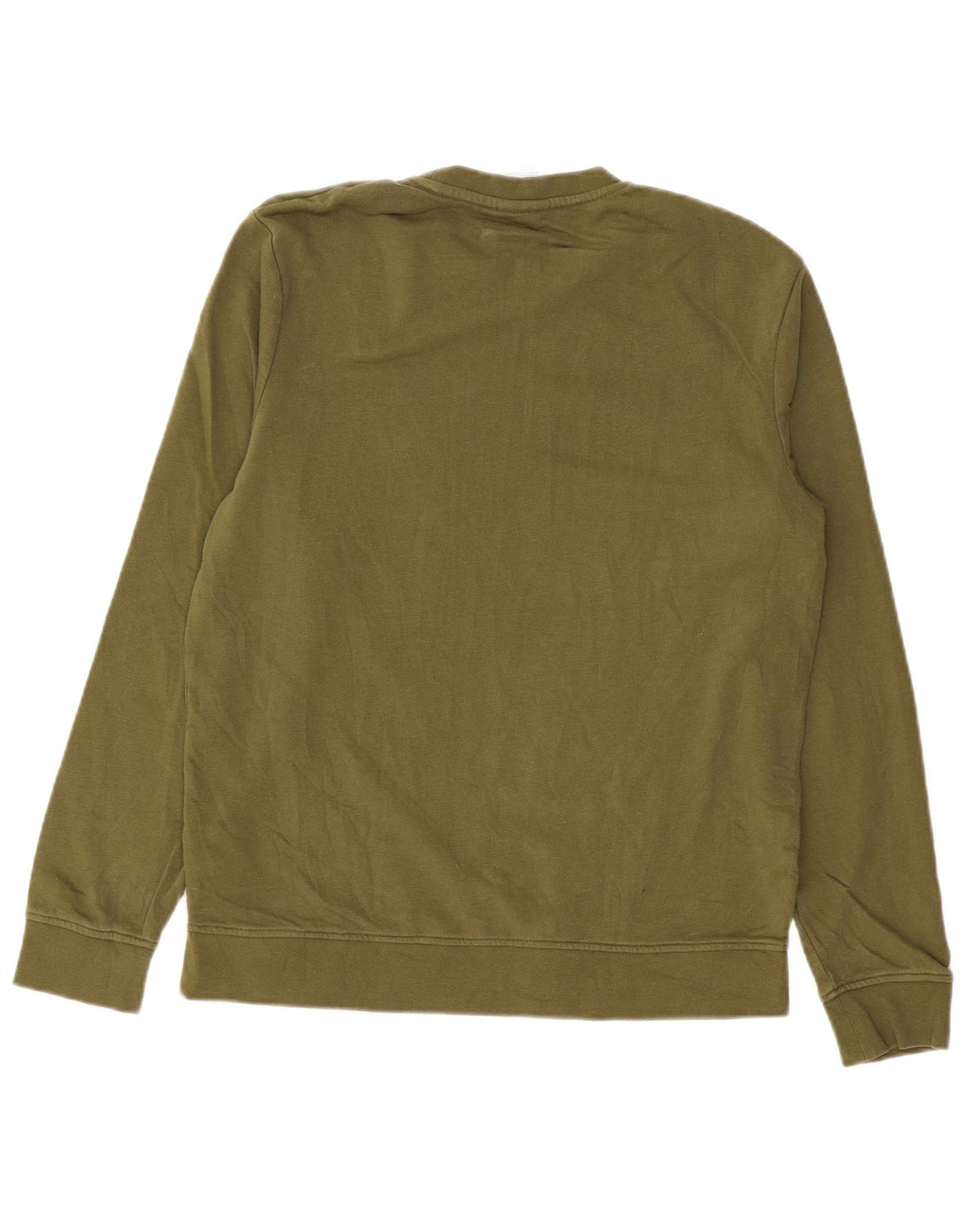 Diadora Herre Grafisk Sweatshirt Jumper Small Khaki Bomuld