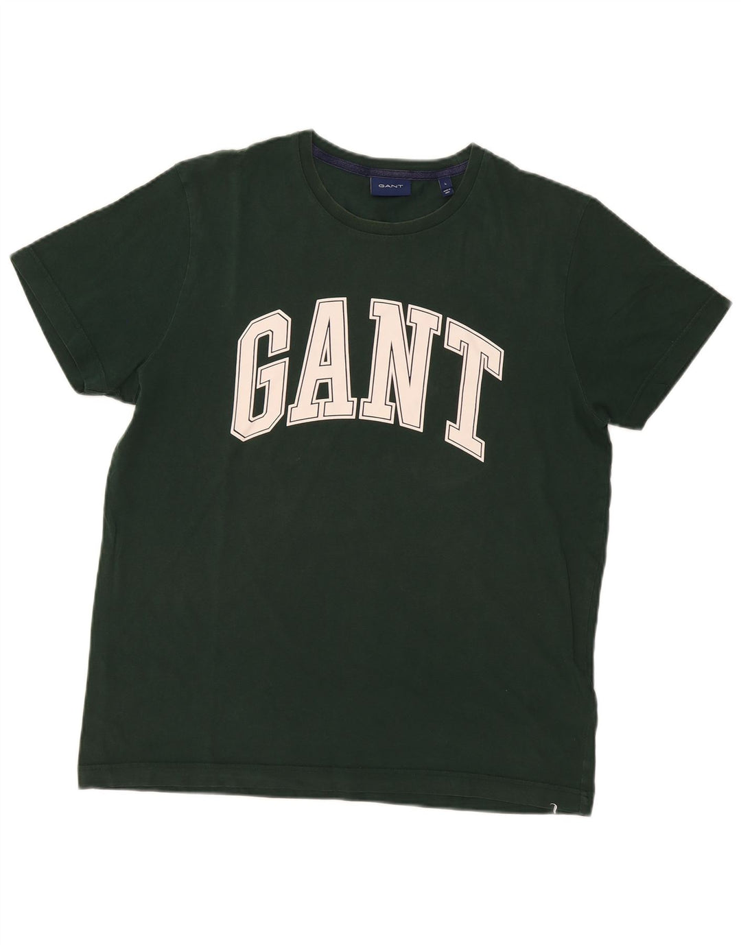 Gant Herre grafisk T-shirt Top Stor grøn bomuld