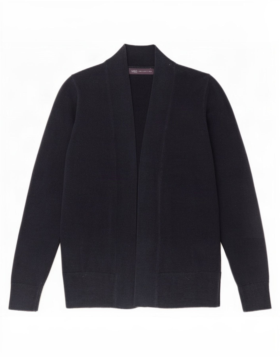 Marks & Spencer Dame Oversized Cardigan Sweater UK 10 Small Navy Blue