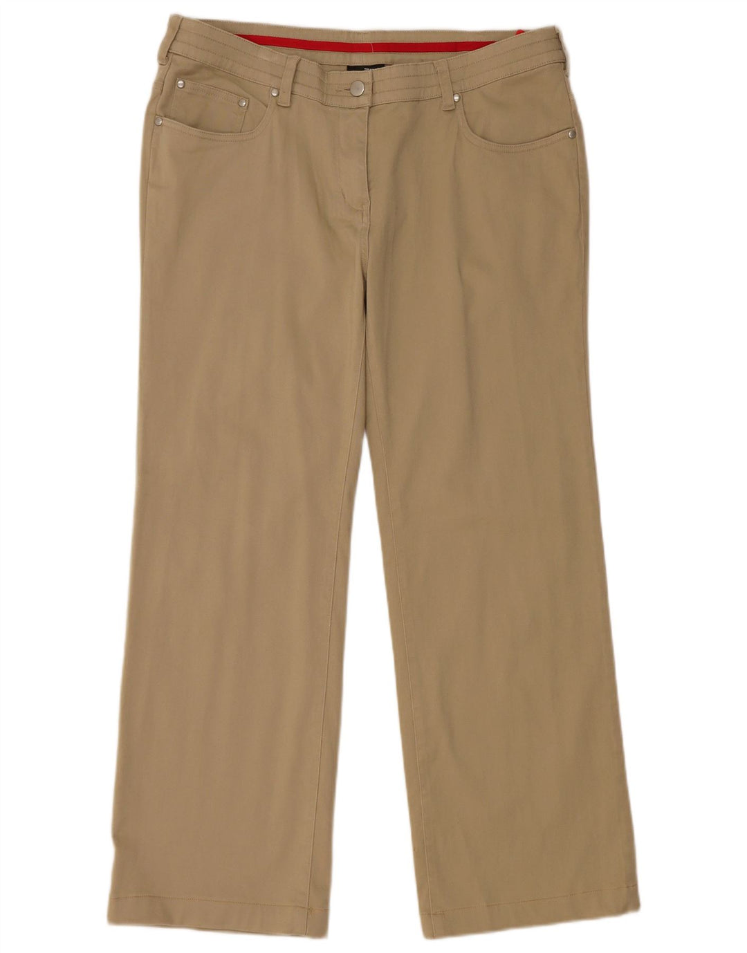 Fila Dame Lige Casual Bukser UK 16 Large W36 L28 Khaki Bomuld