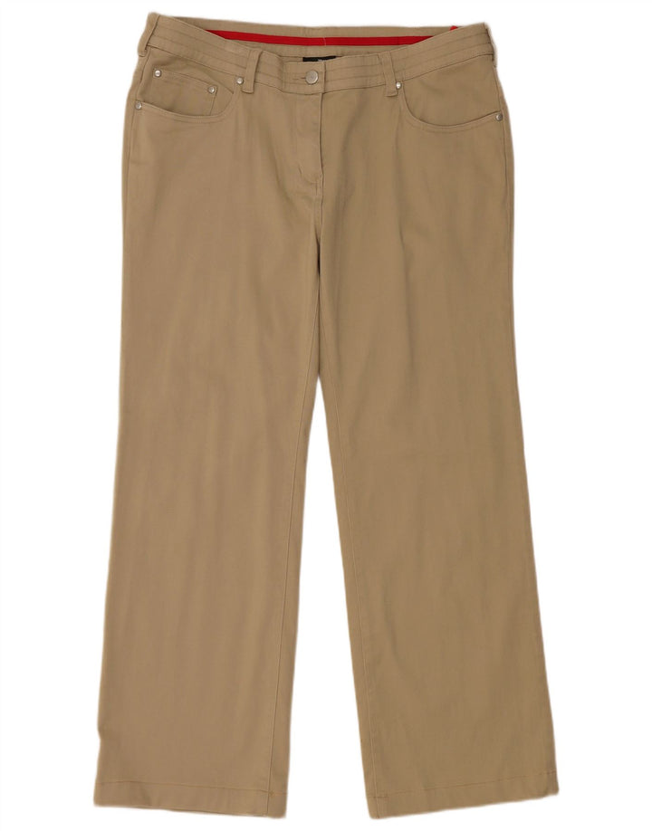 Fila Dame Lige Casual Bukser UK 16 Large W36 L28 Khaki Bomuld