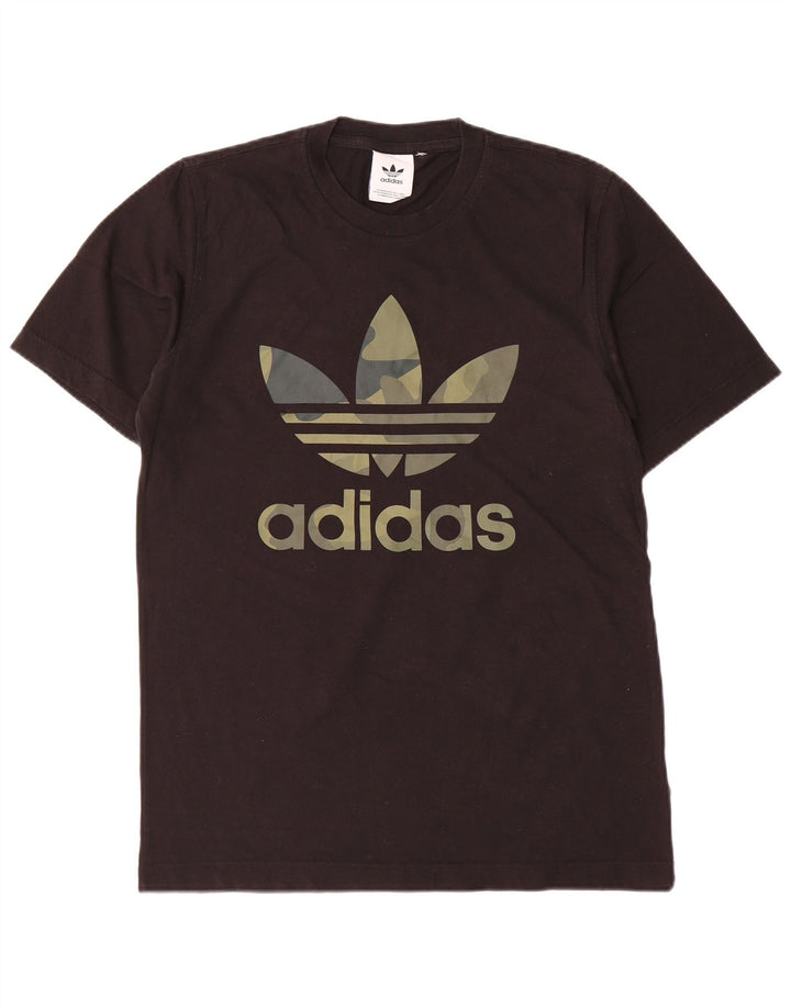Adidas Herre grafisk T-shirt top lille sort bomuld