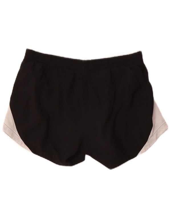 Nike sportsshorts til kvinder UK 10 Small Black Colourblock