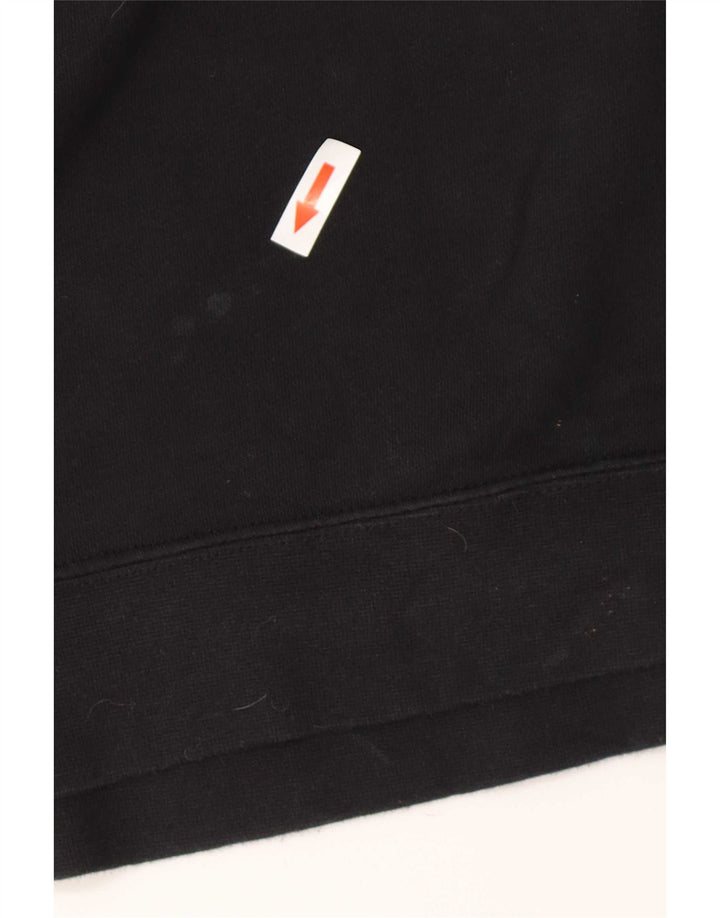 Nike Dame Oversized Sweatshirt Jumper UK 18 XL Sort Bomuld