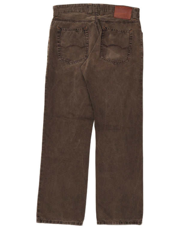 Camel Active Straight Jeans til mænd W33 L32 Khaki Bomuld