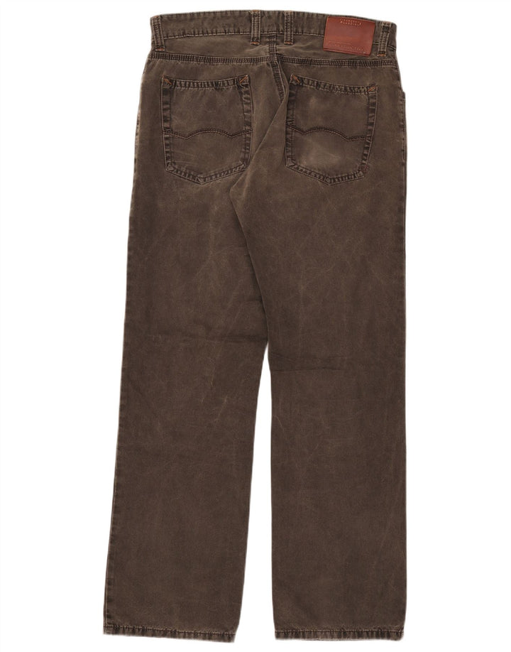 Camel Active Straight Jeans til mænd W33 L32 Khaki Bomuld