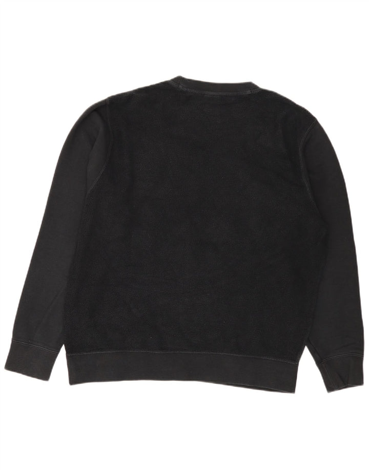 Nike Herre grafisk sweatshirt Jumper Medium Sort Bomuld