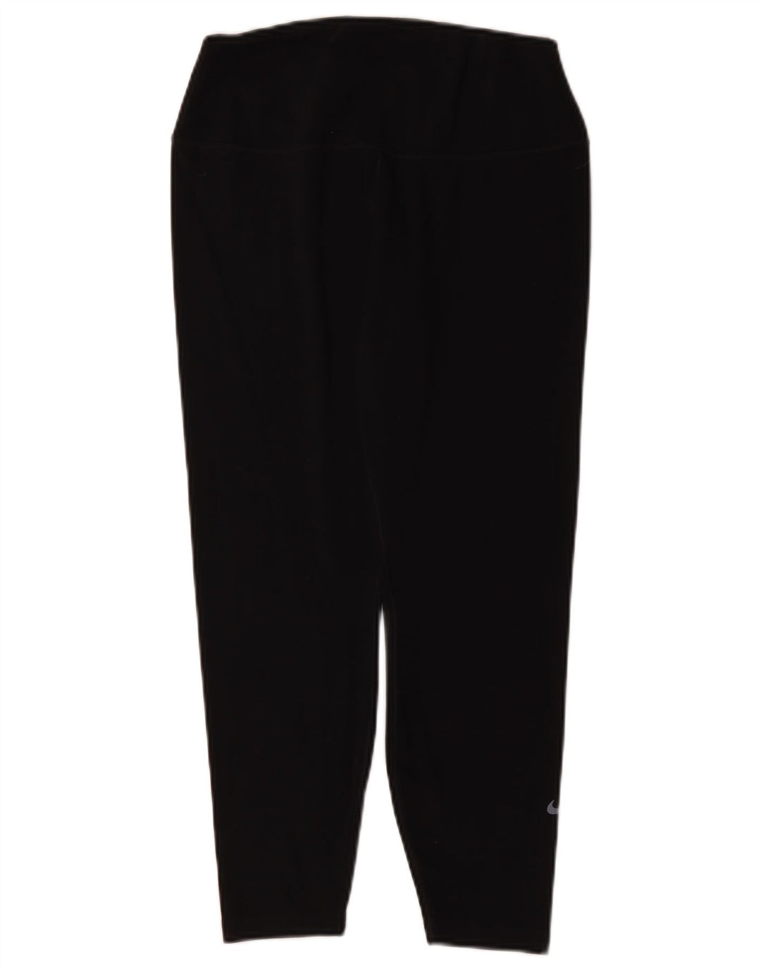 Nike Dame Dri Fit Leggings UK 16 Large Black Polyester