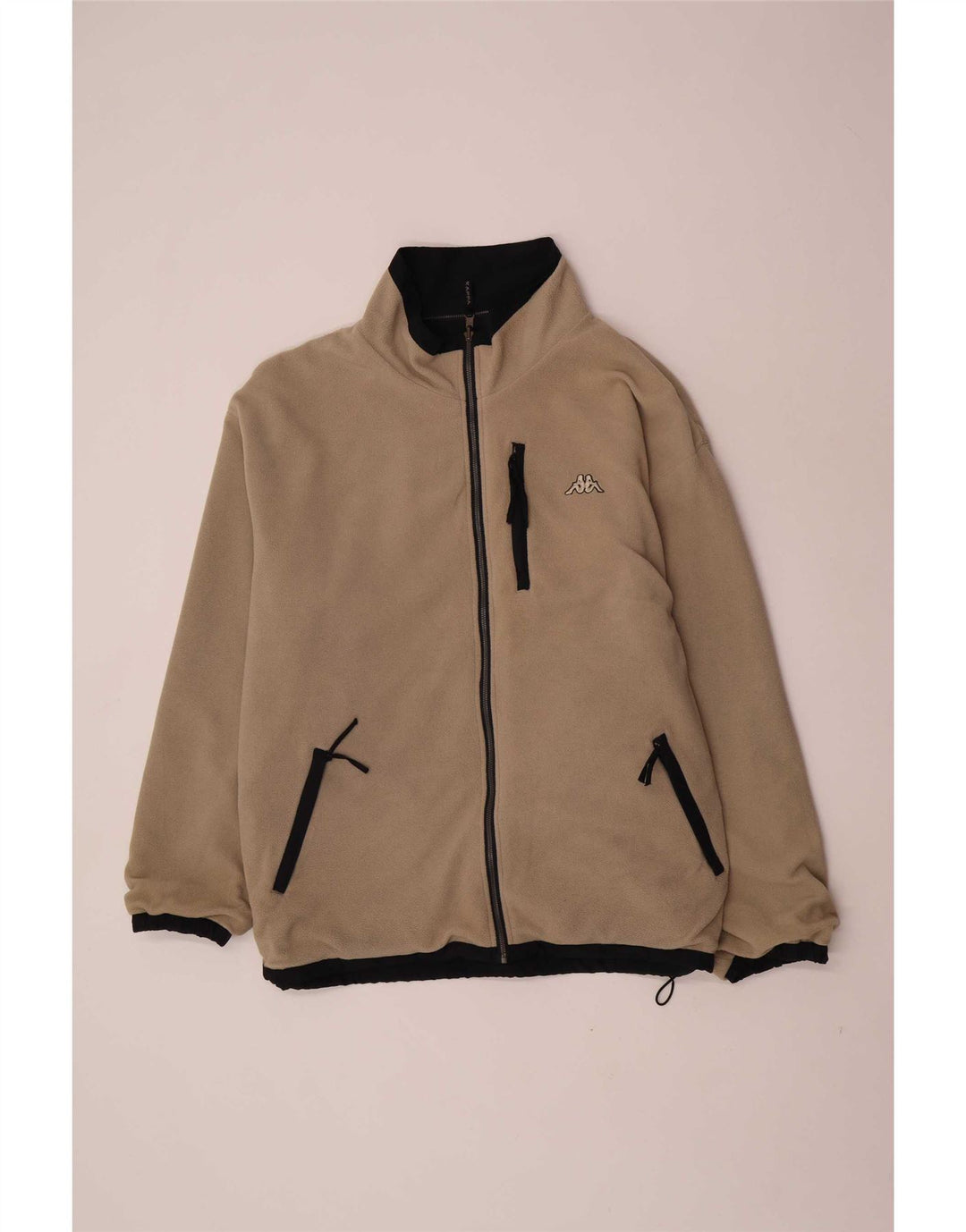 Kappa Vendbar Herrejakke UK 42 XL Sort Polyester