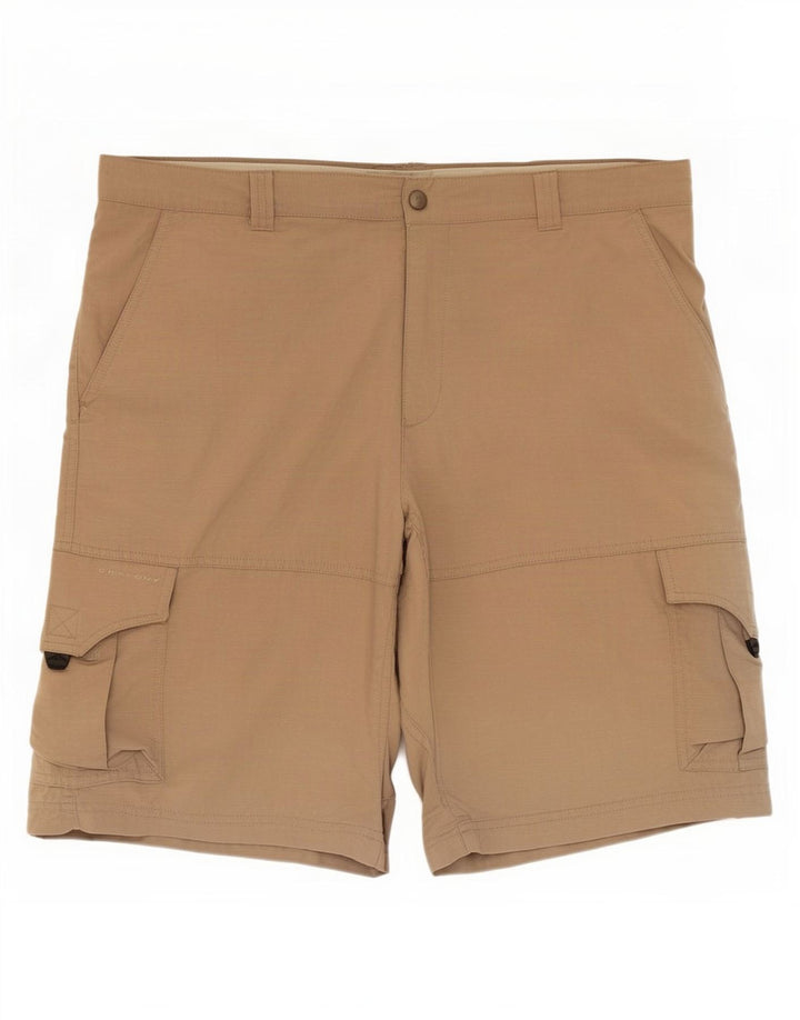 Columbia Herre Cargo Shorts W36 Stor brun nylon