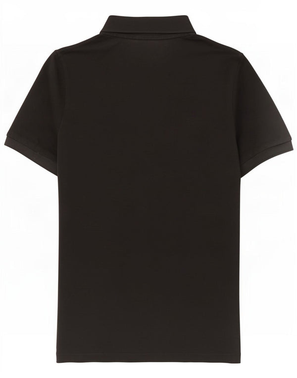 Jack & Jones Mens Graphic Polo Shirt Small Black Cotton